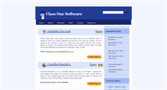 Desktop Screenshot of classonesoftware.com